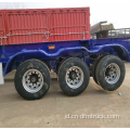 3 gandar Tri-gandar 40ft 65ton Skeleton Semi Trailer